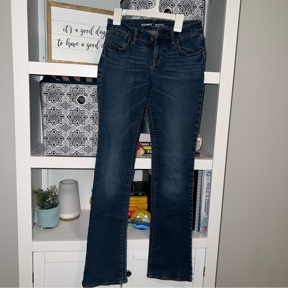 Old Navy Original Boot Cut Jeans, mid rise, size 00, EUC